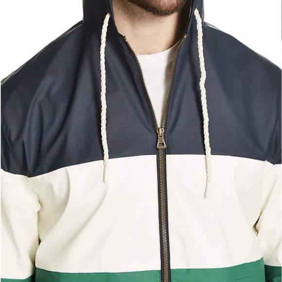 Weatherproof Vintage - Mens Hooded Short Windbreaker Jacket - Picture 5 of 8